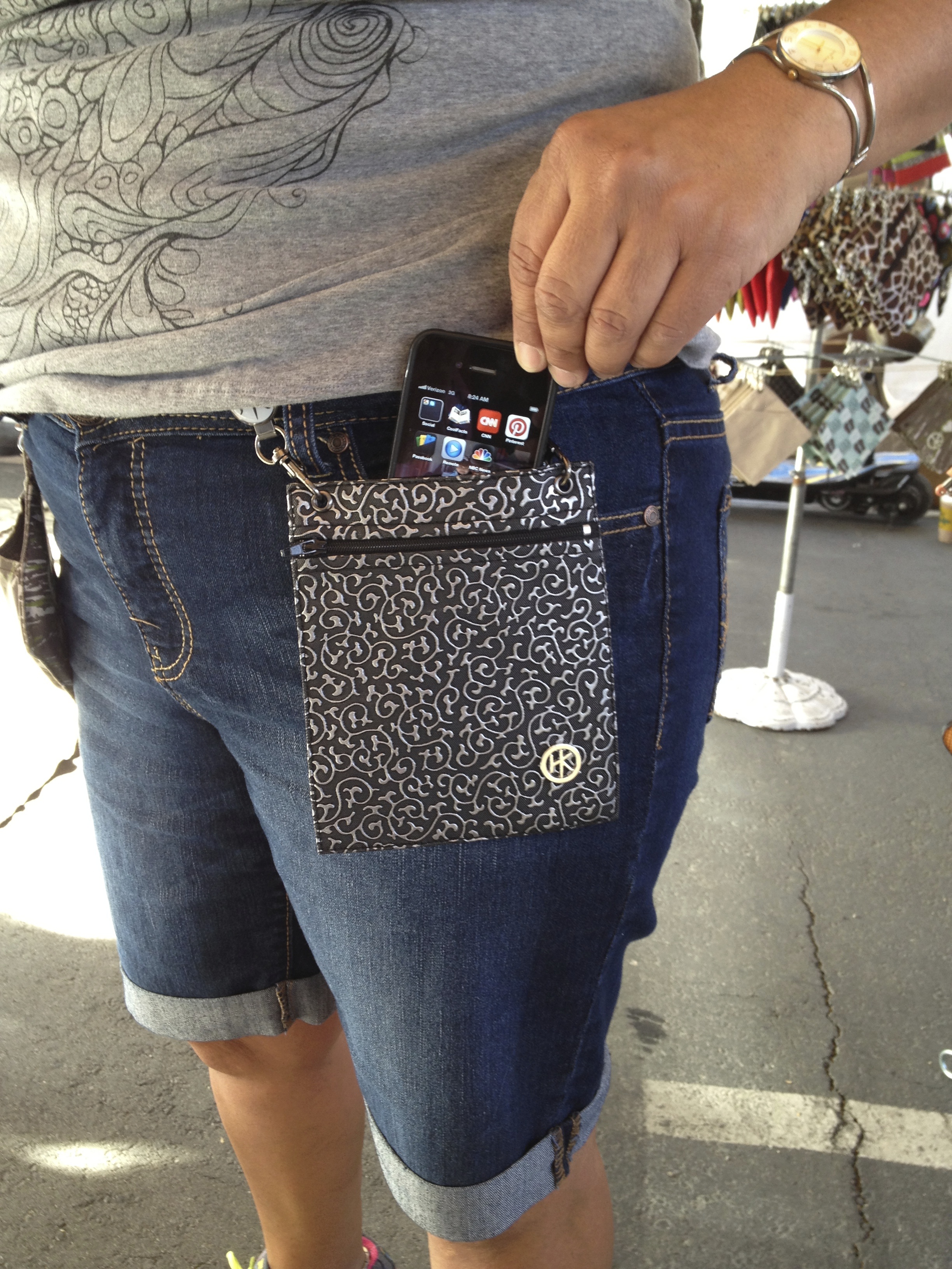 cell phone hip bag